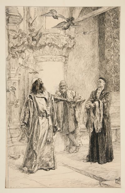 Shylock: av Edwin Austin Abbey