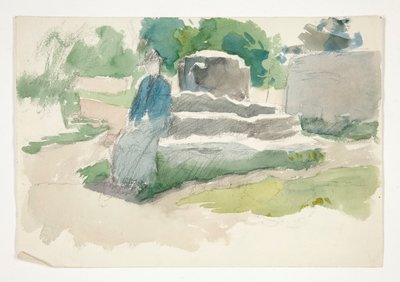 Skisse for av Edwin Austin Abbey