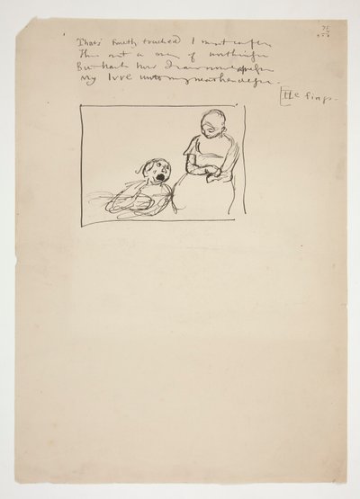 Studer for Herrick av Edwin Austin Abbey
