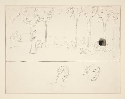 Studer for Fiametta av Edwin Austin Abbey