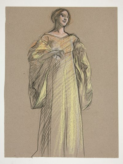 Studer for Fiametta av Edwin Austin Abbey