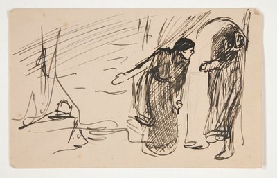 Studie for kong Henrik IV (del II), av Edwin Austin Abbey
