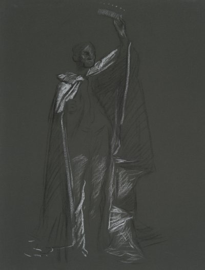Studie av Peer for av Edwin Austin Abbey
