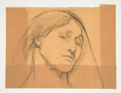Studie av en kvinne av Edwin Austin Abbey