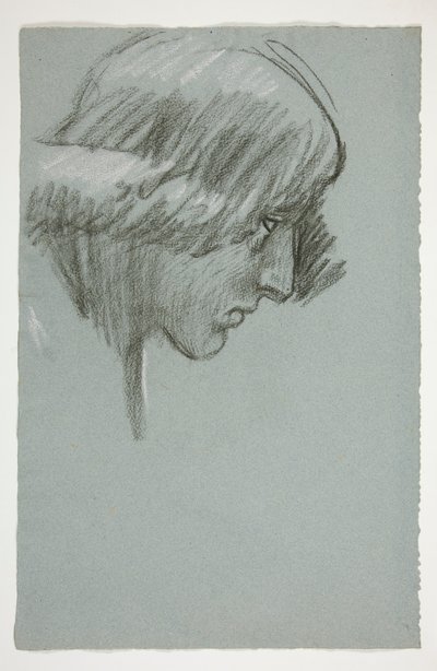 Studie av en ung mann av Edwin Austin Abbey