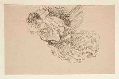 Studie av en engel (for glassmalerier? for et tak?) av Edwin Austin Abbey