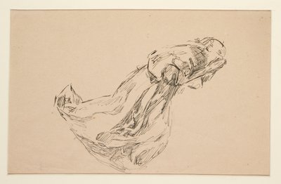 Studie av en engel (for glassmalerier? for et tak?) av Edwin Austin Abbey