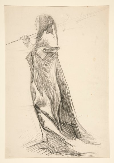 Studie av helleberdier, fra kong Richard III av Edwin Austin Abbey