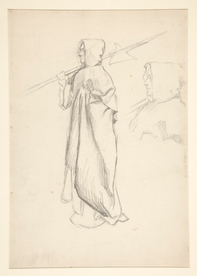 Studie av helleberdier, fra kong Richard III av Edwin Austin Abbey
