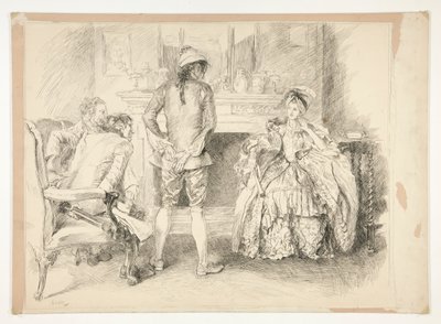 Den godmodige mannen. Frøken Richland og fogden av Edwin Austin Abbey