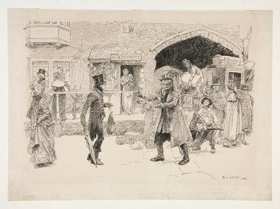 De innfødtes retur av Edwin Austin Abbey