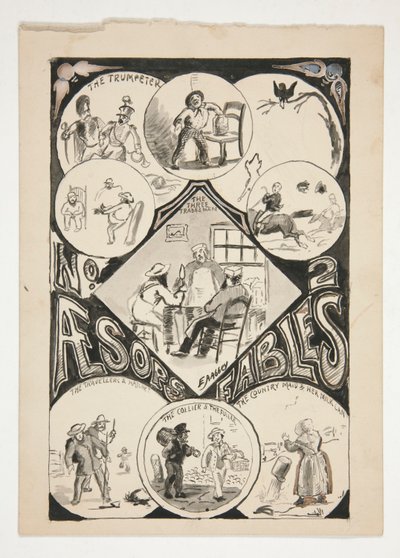 Tittelside for Aesop av Edwin Austin Abbey