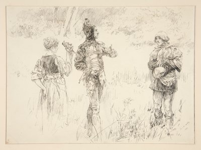 Berøringsstein: av Edwin Austin Abbey
