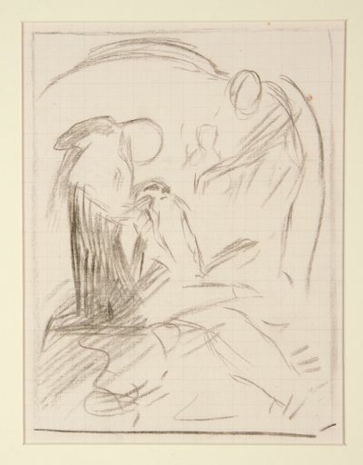 To komposisjonsstudier for av Edwin Austin Abbey