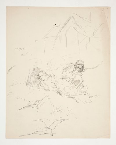 Uidentifisert illustrasjon av Edwin Austin Abbey