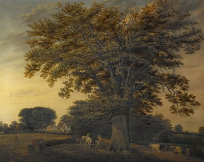 The Binley Oak, 1848 av Edwin Brown