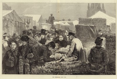 Birmingham Onion Fair (gravering) av Edwin Buckman