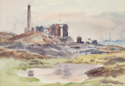 Ovner (akvarell med kull på papir) av Edwin Butler Bayliss