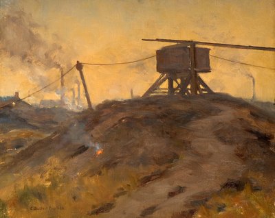 Gin Pit (olje på lerret) av Edwin Butler Bayliss