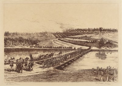 Pontonbroene av Edwin Forbes