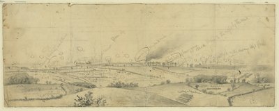 Slaget ved Antietam eller Sharpsburg av Edwin Forbes