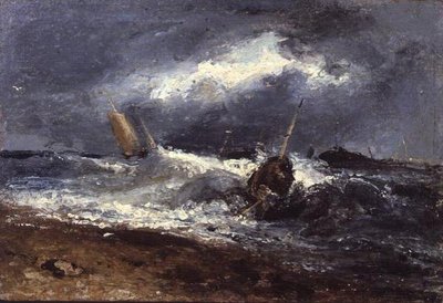 Storm Scene av Edwin Hayes