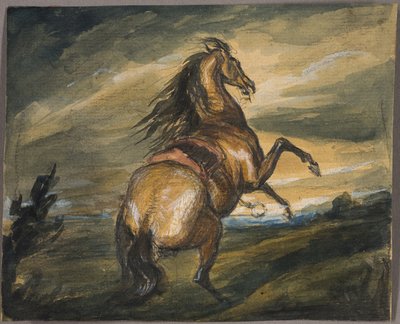 Oppdrande hest av Edwin Henry Landseer