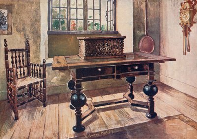 En tidlig Virginia Colonists Parlor av Edwin John Foley