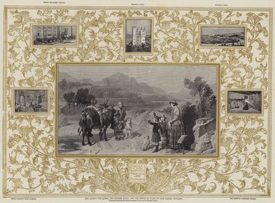 Hennes Majestet Dronningen, Princess Royal og Prince of Wales ved Loch Laggan, Skottland av Edwin Landseer