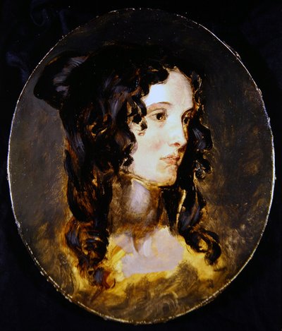 Portrait Study of a Lady (olje på lerret) av Edwin Landseer