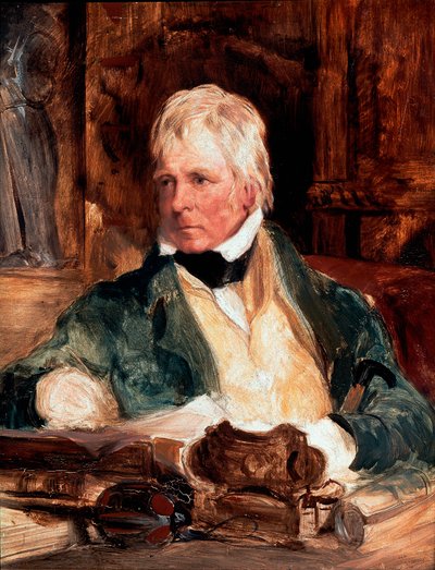 Portrett av Walter Scott (1771-1832), skotsk forfattermaleri av Edwin Henry Landseer (1802-1873) 1824 Søn. 29,2 cm x 24,1 cm London, National Portrait Gallery av Edwin Landseer