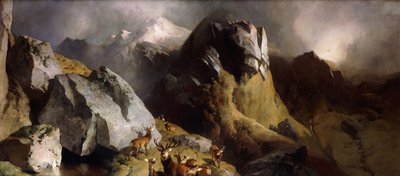 Hjortepasset, ca. 1852 av Edwin Landseer