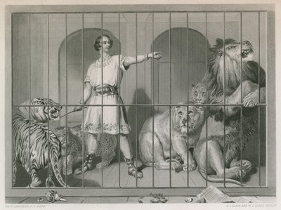 Van Amburgh og løvene av Edwin Landseer