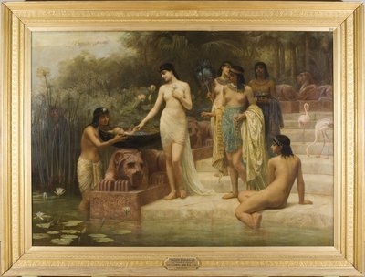 Faraos datter - Funnet av Moses av Edwin Longsden Long
