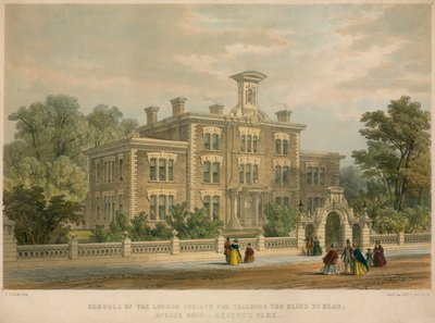 Skoler i London Society for Teaching the Blind to Read, Avenue Road, Regent