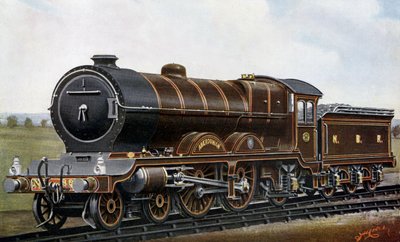 Over den fjerde broen: Motoren av typen Aberdonian "Atlantic" for North British Railway av Edwin Thomas Rudd