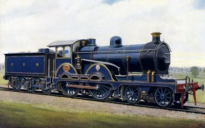 Among the Broads: En åttehjuling for Great Eastern Railway av Edwin Thomas Rudd
