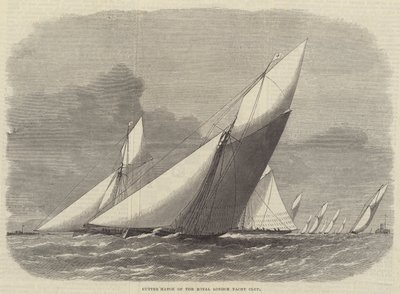 Cutter Match fra Royal London Yacht Club av Edwin Weedon