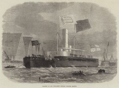 Flytende av HM Twin-Screw Ironclad Monitor, Glatton av Edwin Weedon