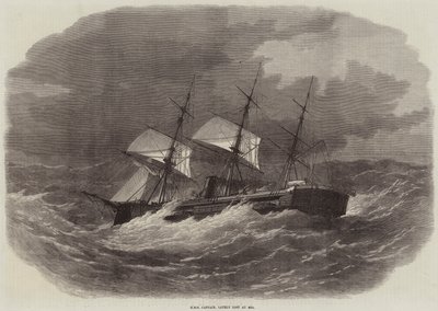 HMS-kaptein, nylig tapt på sjøen av Edwin Weedon