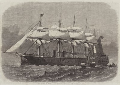 Vår jernkledde flåte, HMS Minotaur, bygget på Themsen av Edwin Weedon