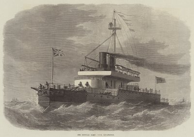 Vår jernbelagte flåte, HMS Devastation av Edwin Weedon