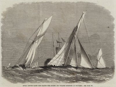 Royal London Yacht Club Match, Sphinx og Volante-rundingen på Southend av Edwin Weedon