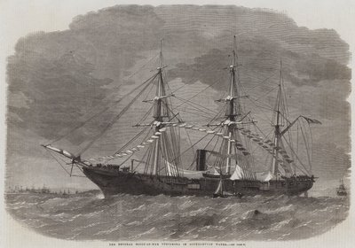 The Federal Sloop-of-War Tuscarora i Southampton Water av Edwin Weedon