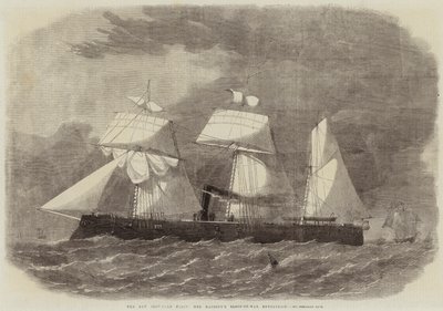Den nye jernkledde flåten, Hennes Majestets Sloop-of-War Enterprise av Edwin Weedon