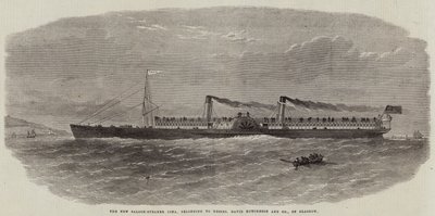 The New Saloon-Steamer Iona, tilhørende Messers David Hutcheson and Company, fra Glasgow av Edwin Weedon