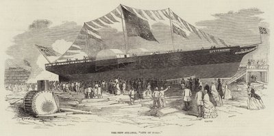 The New Steamer, byen Paris av Edwin Weedon