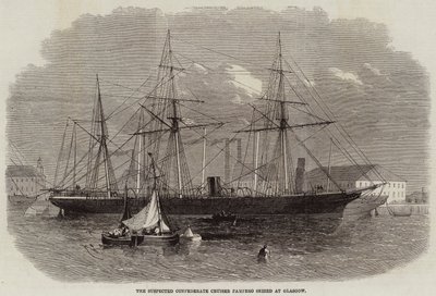 Den mistenkte konfødererte krysseren Pampero beslaglagt i Glasgow av Edwin Weedon