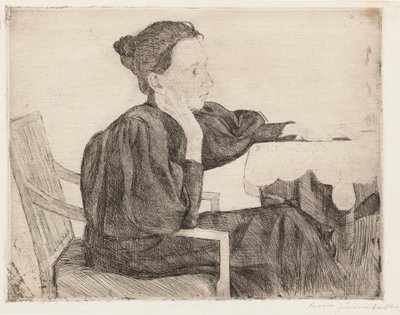 Aino Sibelius av Eero Järnefelt