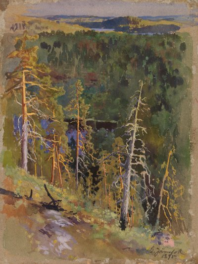 Skogslandskap av Eero Järnefelt